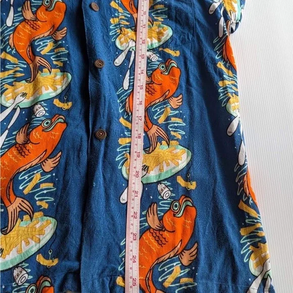 MAMBO LOUD RARE VINTAGE SHIRT ‘FISH N CHIPS’ BY PAUL MCNEIL - Youth Size 12 - Picture 8 of 8